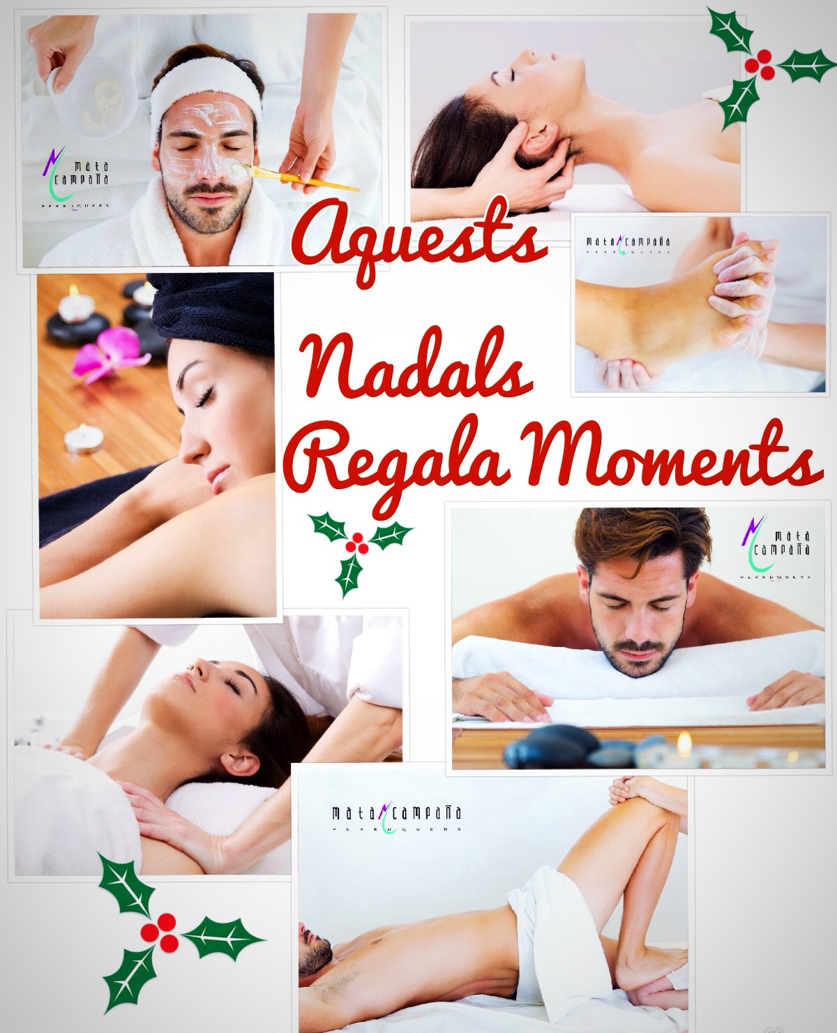 Regala belleza, regala salud, regala momentos en Mata & Campaña Perruquers estas Navidades